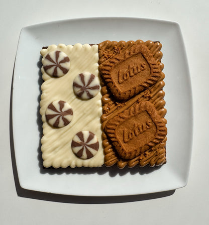 Half n Half brownie slab