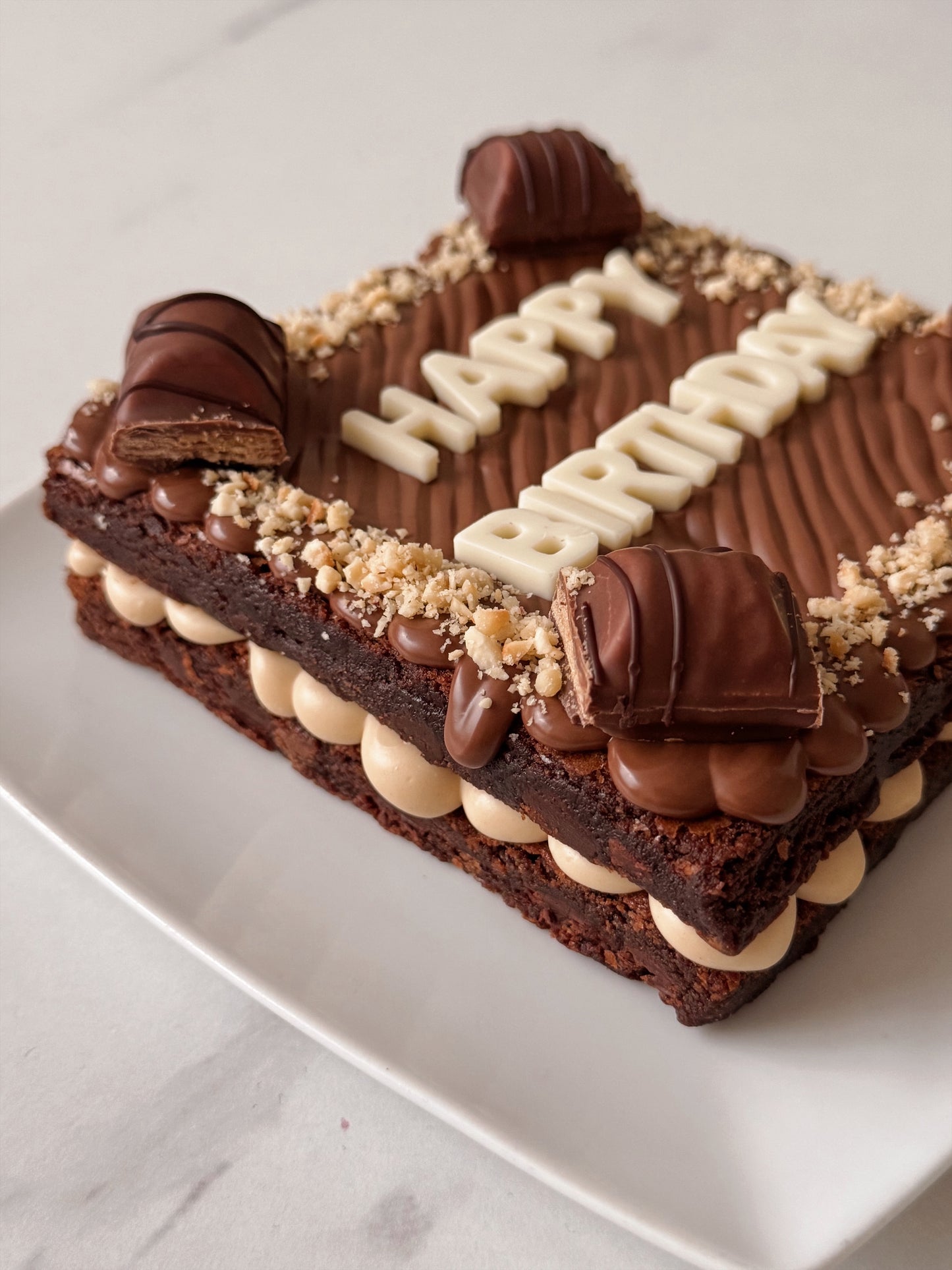 The Personalised Bueno Brownie Cake