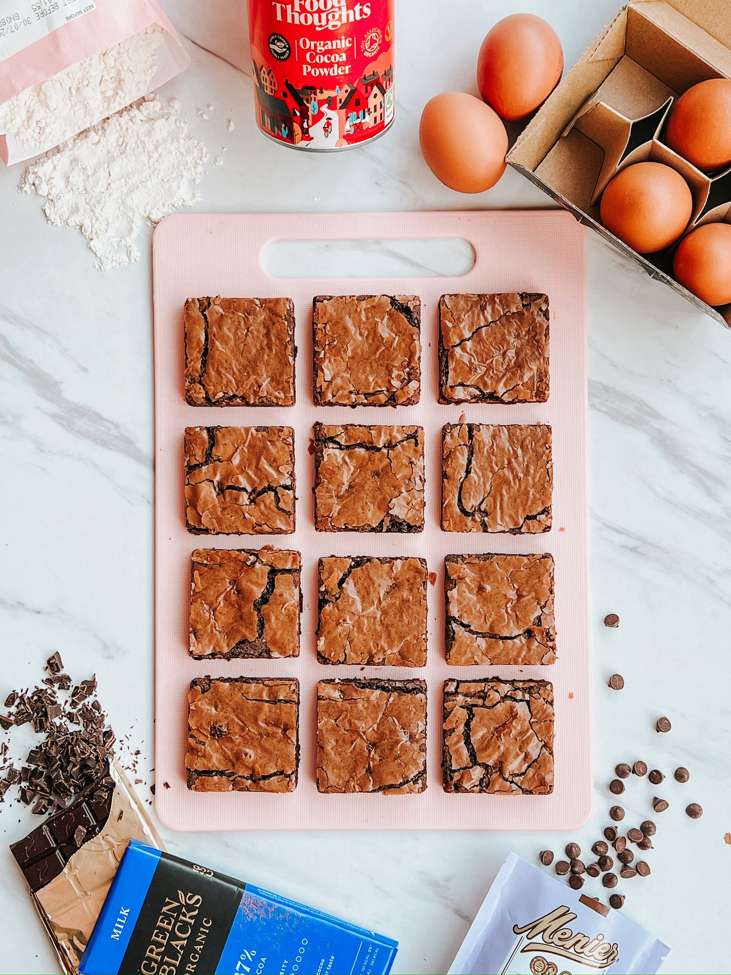 The double chocolate brownie box