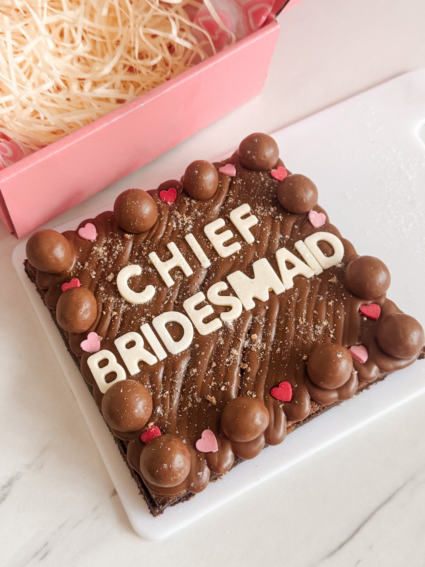 The Personalised brownie slab