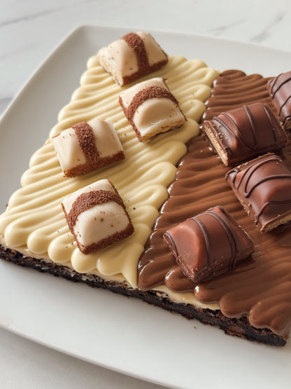 Half n Half brownie slab