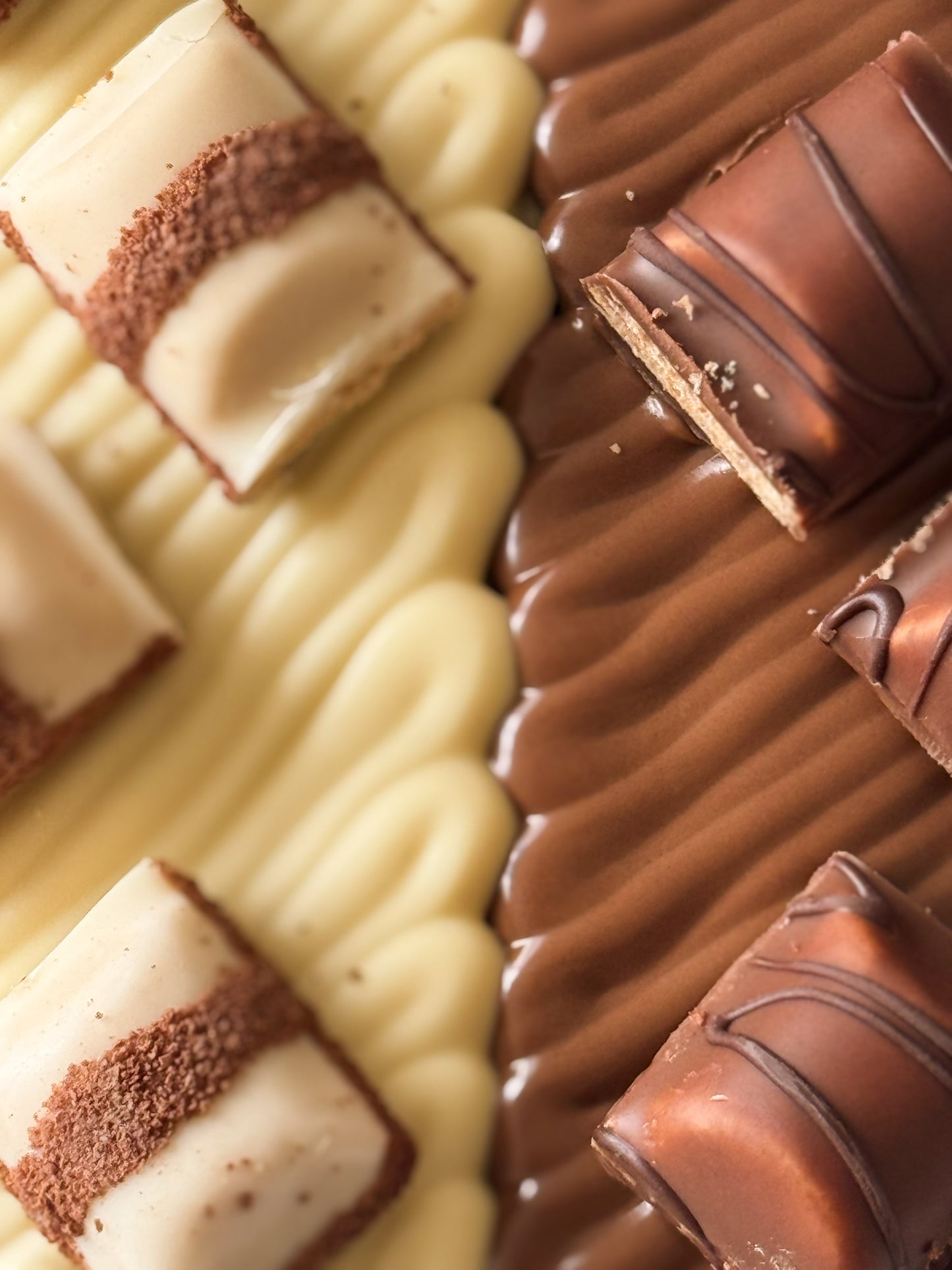 Half n Half brownie slab