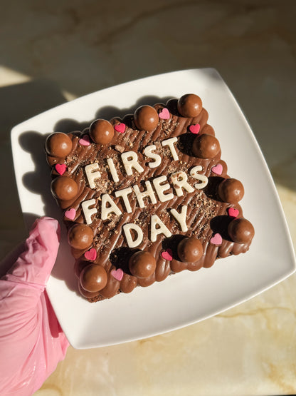 The Personalised brownie slab