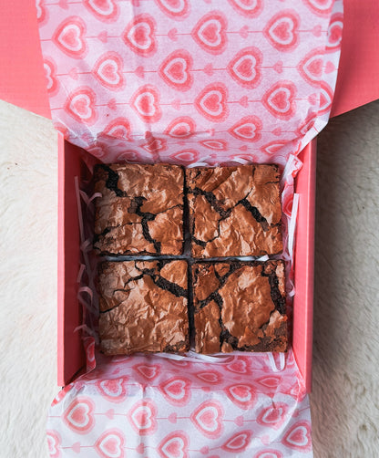The double chocolate brownie box