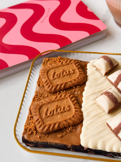 Half n Half brownie slab