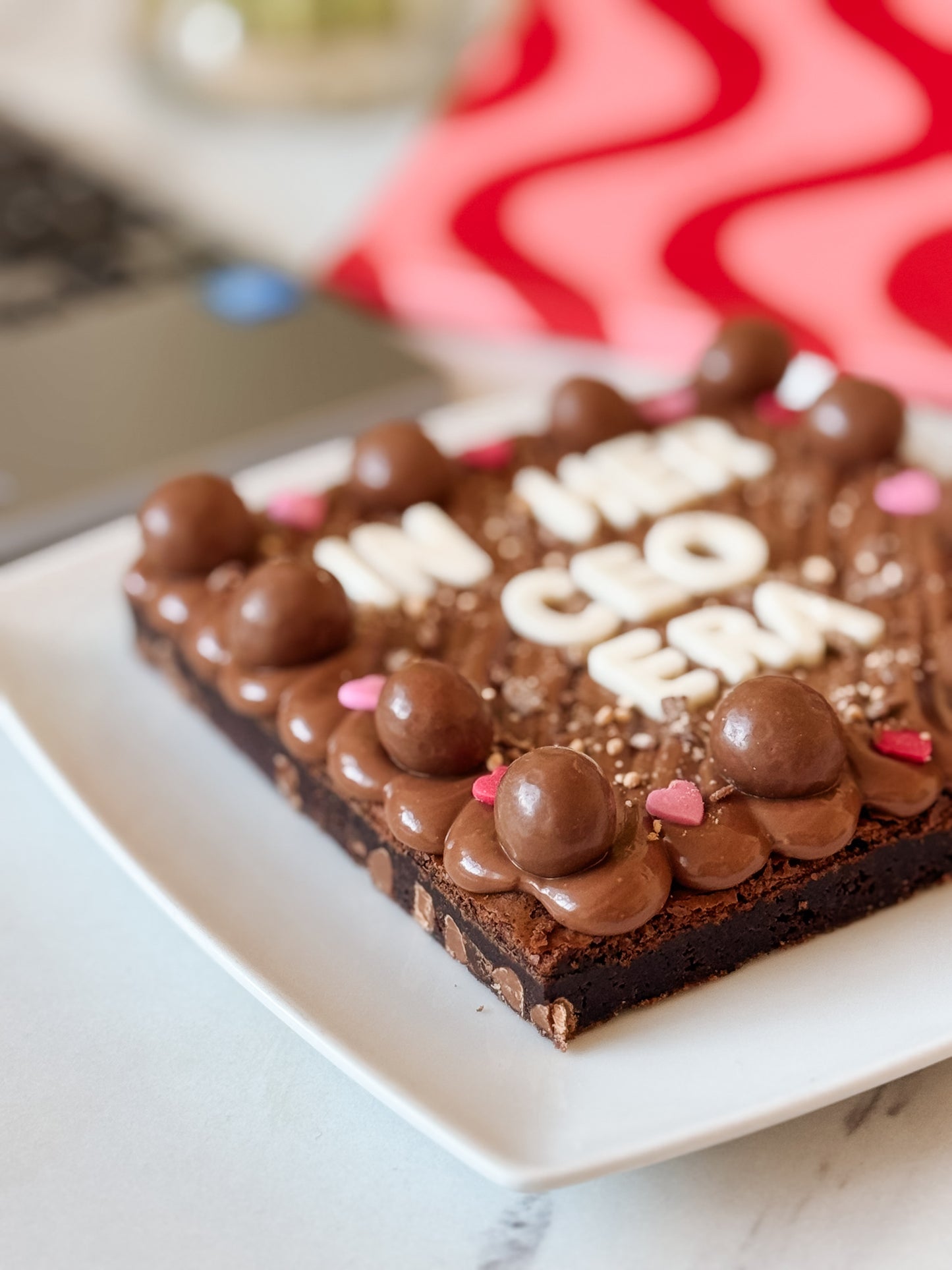 The Personalised brownie slab
