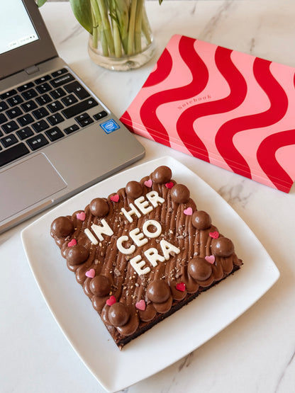 The Personalised brownie slab