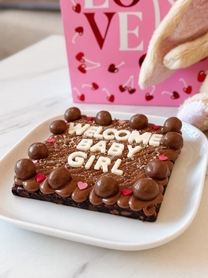 The Personalised brownie slab